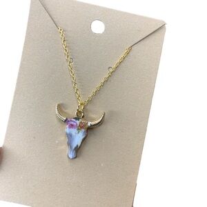 Western flowers necklace